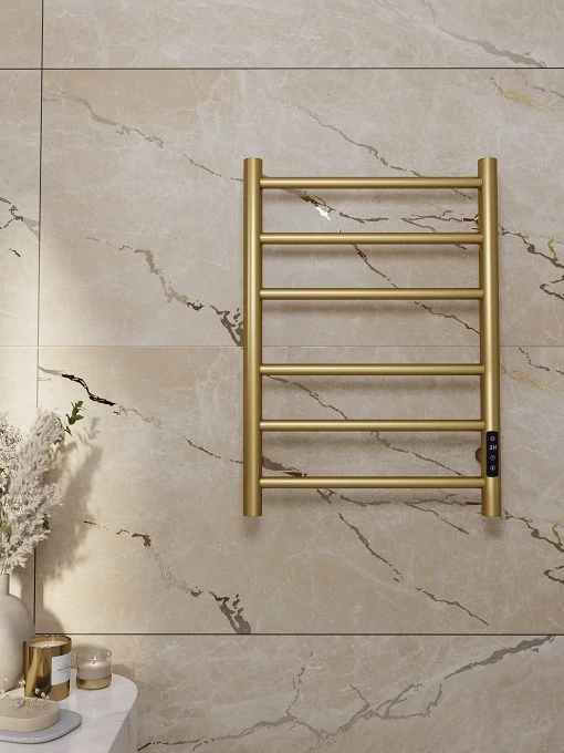 Полотенцесушитель электрический APEXTERMO Стелла ST00164GLB 600x400, золотой матовый