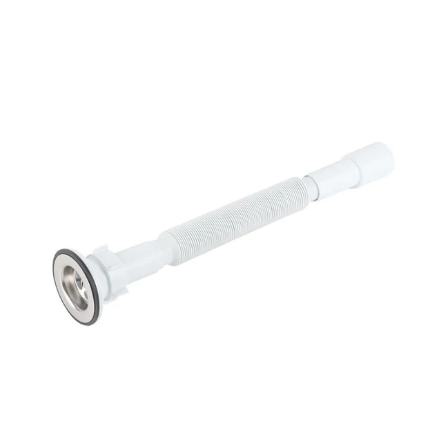 Сифон гофрированный, 1.1/2х40/50мм, с выпуском, IDDIS, 902AV750VD