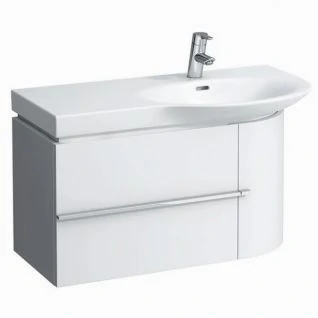 Тумба для раковины Laufen Palace New 4015020754641 84 см крыло слева, цвет белый глянцевый76326.65