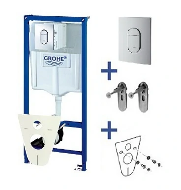 Инсталляция Grohe Rapid SL 38929000 4 в 1 с кнопкой смыва