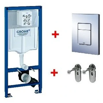 Инсталляция Grohe Rapid SL 38772001 3 в 1 с кнопкой смыва