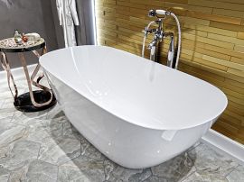 Ванна из искусственного камня AquaStone Бали 170x80 без перелива