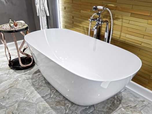 Ванна из искусственного камня AquaStone Бали 170x80 без перелива