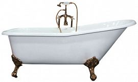 Чугунная ванна Elegansa Schale bronze 170x75x48