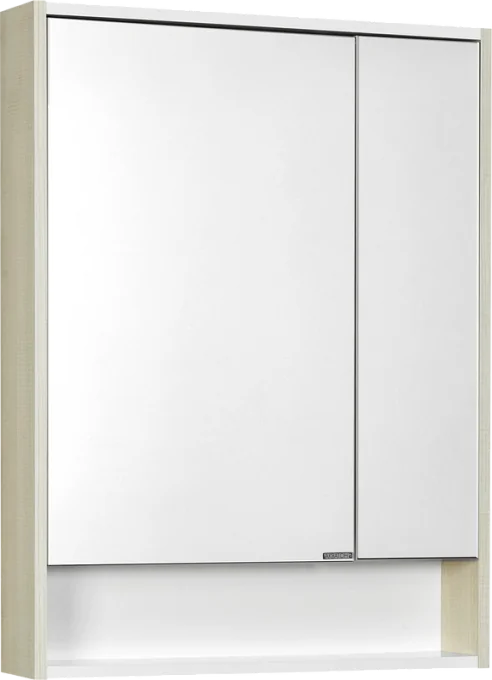Зеркальный шкаф Aquaton Рико 65 белый, ясень фабрик 1A215202RIB90