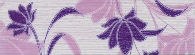 Бордюр Belani Лаура Flowers сиреневый 5,6